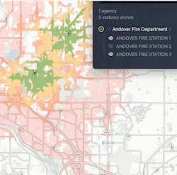 Echo Data Analytics Unveils Interactive Map of Fire Station Drive-Time