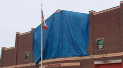 Months after Partial Collapse, Columbus, OH, Fire Station Roof Still Not Repaired