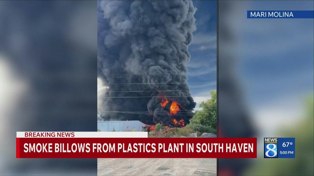 Blaze at South Haven, MI, Plastics Plant Contained after 14 Hours