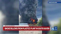 Blaze at South Haven, MI, Plastics Plant Contained after 14 Hours