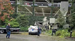 Car Falls from Third Floor Parking Deck in Coeur d'Alene, Injuring Two