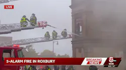 Boston Firefighters Tackle Five-Alarm Blaze in Landmark Building