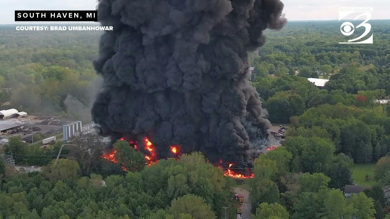 Blaze at South Haven, MI, Plastics Plant Contained after 14 Hours