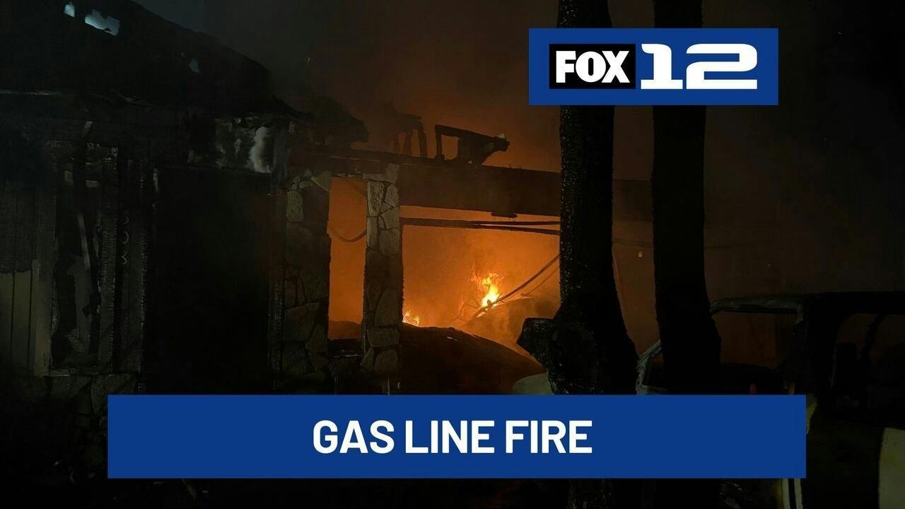 Gas Line Rupture, Power Lines Create Issues for Portland, OR, Firefighters