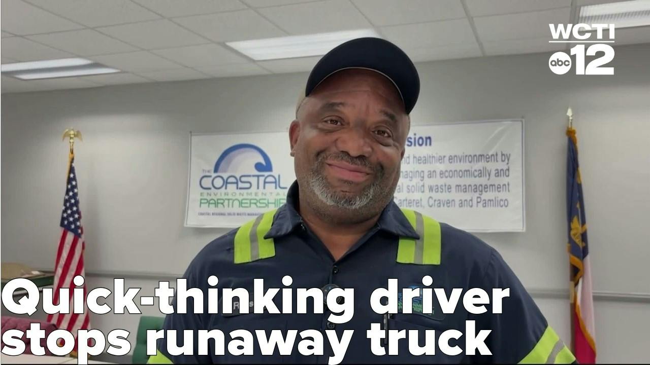 On Havelock Bypass, Craven County trucker stops runaway rig to aid driver in distress