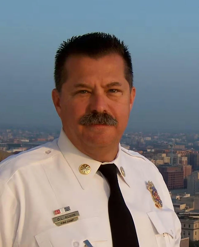 Kansas City Fire Chief Dennis Rubin said it's been an honor to lead the department for the past three-and-a-half years.
