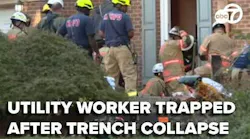 Man Freed from Trench by Montgomery County, MD, Technical Rescue Team