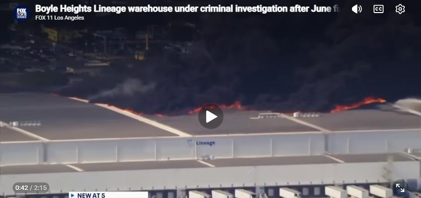 Criminal Probe Underway at Boyle Heights, CA, Warehouse Months after Massive Blaze