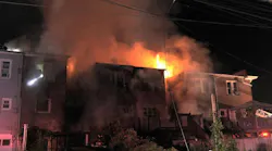 Firefighter Hurt Battling Four-Alarm Fire in Allentown, PA