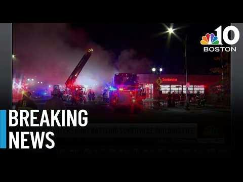 Two Firefighters Hurt at Structure Fire in Somerville, MA
