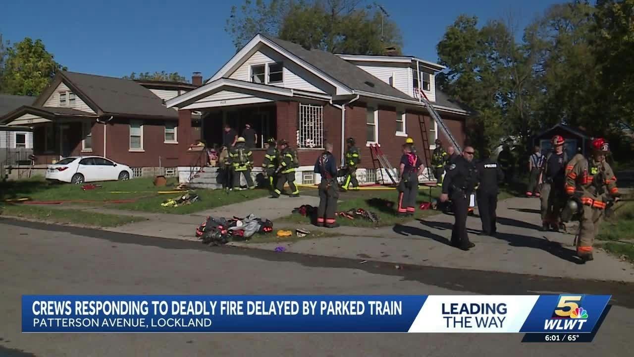 Woman Dies after Stopped Train Delays Firefighters in Lockland, OH