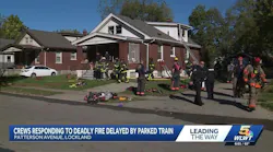 Woman Dies after Stopped Train Delays Firefighters in Lockland, OH