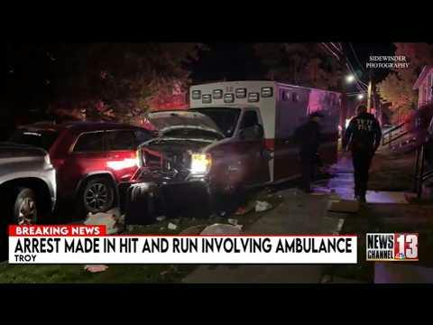 Man Charged for Hit-and-Run Ambulance Crash that Injured Troy, NY, Firefighters