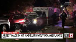 Man Charged for Hit-and-Run Ambulance Crash that Injured Troy, NY, Firefighters