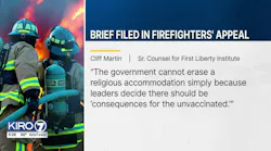 Ex-Redmond. WA, Firefighters Appeal COVID 19 Vaccine Ruling