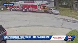 Watch: Independence, MO, Aerial Hits Parked Car, Leaves Scene