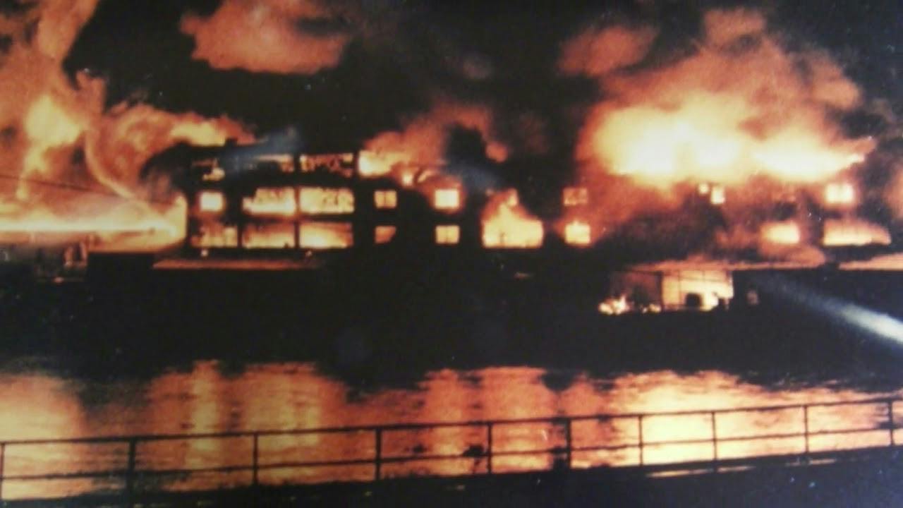 Monument Honors 700 Firefighters who Battled 1975 Factory Blaze in Shelton, CT