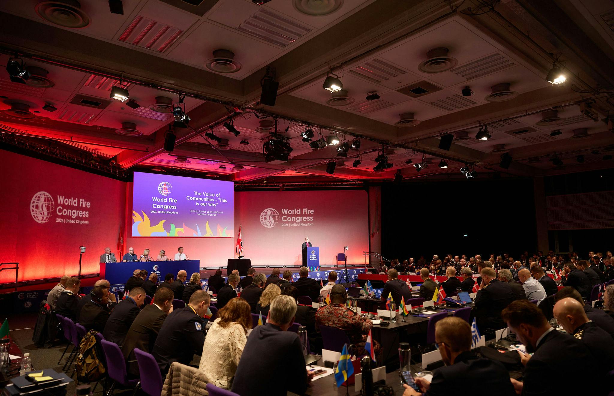 The biennial World Fire Congress serves as a platform for international leaders to coordinate efforts, share knowledge and plan future initiatives in fire safety and emergency response.