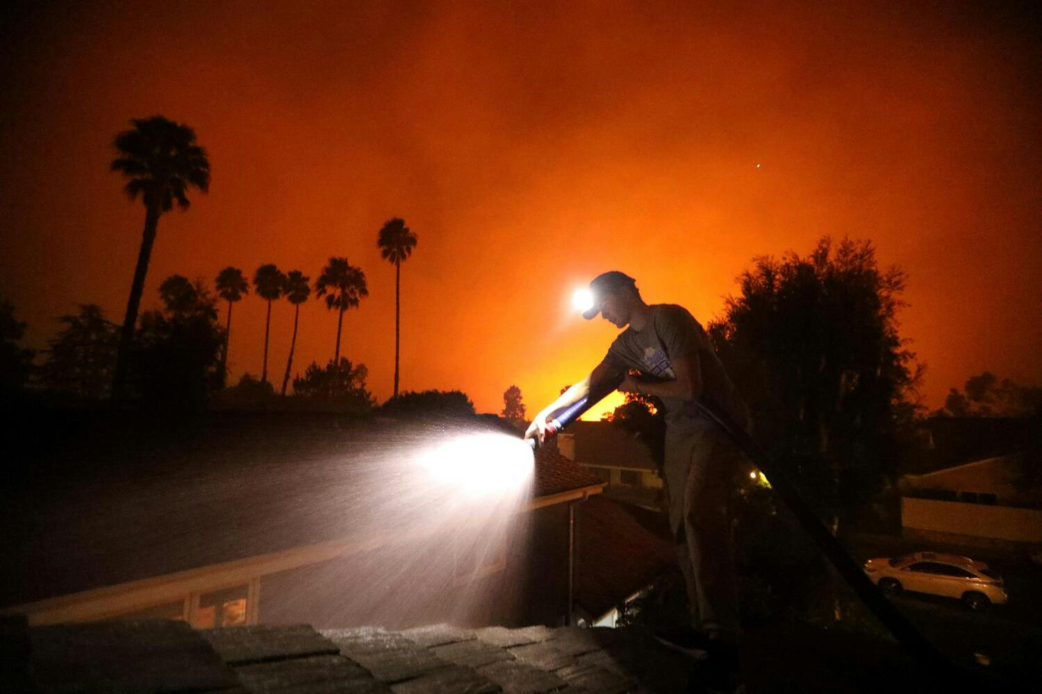 A teen attempted to save his neighbor's house during the Palisdades fire.