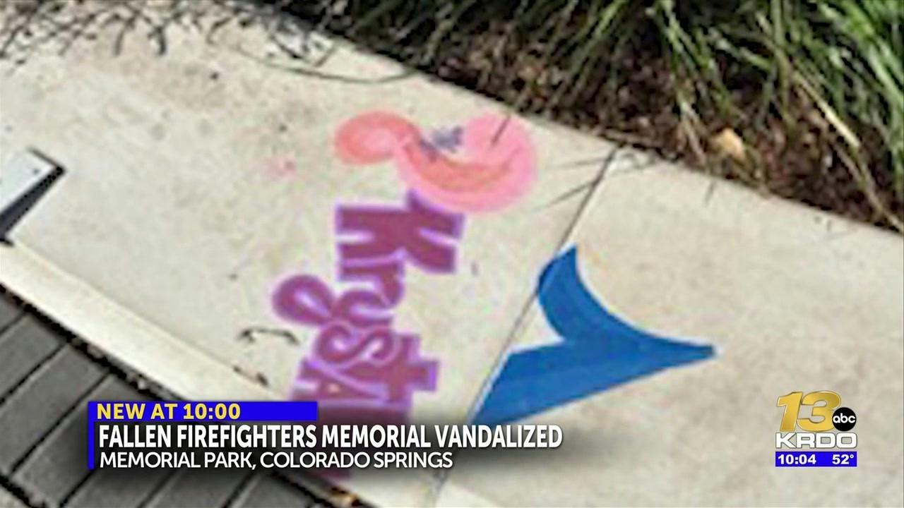 IAFF Fallen Firefighter Memorial in Colorado Springs Vandalized