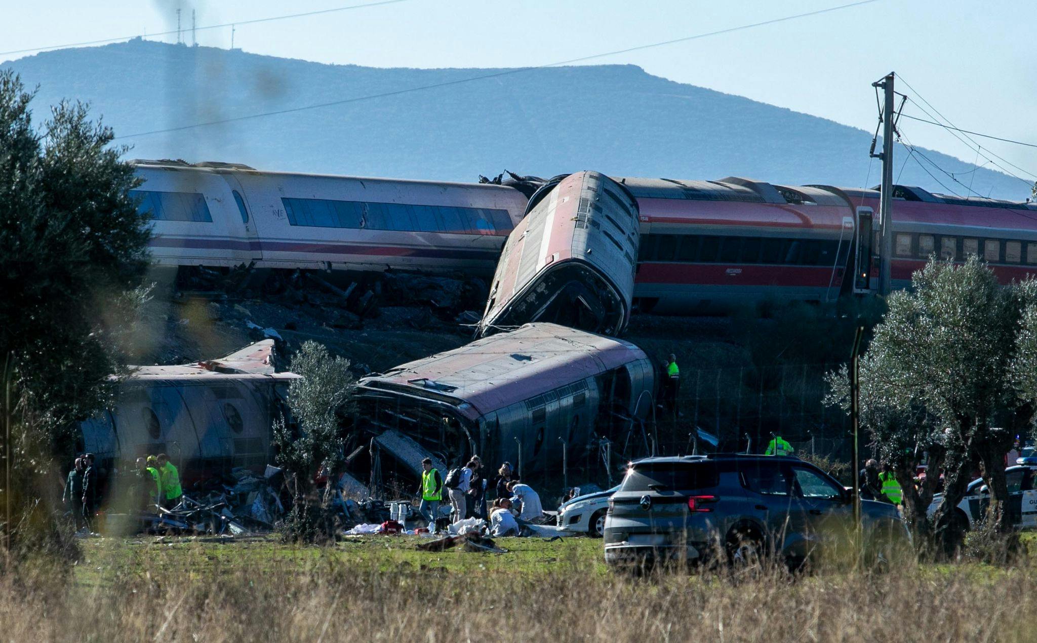 Dozens were killed in a collision between two at the train station in the town of Urda in the province of Toledo.