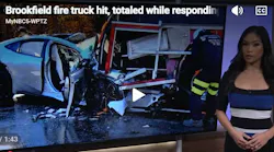 Brookfield, VT, Rig Totaled after Being Hit on Interstate