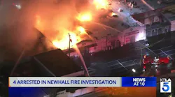 4 arrested in devastating Old Town Newhall fire